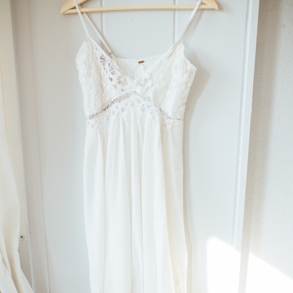 free people white boho dress Niko Dress